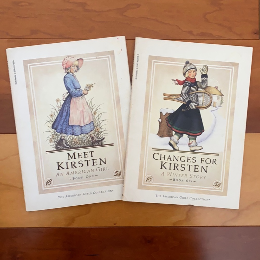 American Girl Meet Kirsten Book 1 and 6